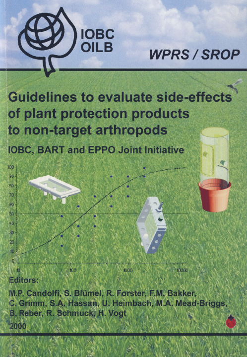 Guidelines to evaluate side-effects of plant protection products to non-target arthropods.