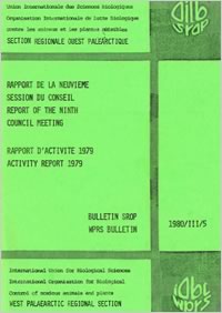 IOBC-WPRS Bulletin Vol. 3 (5), 1980