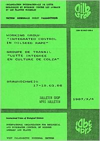 IOBC-WPRS Bulletin Vol. 10 (4), 1987