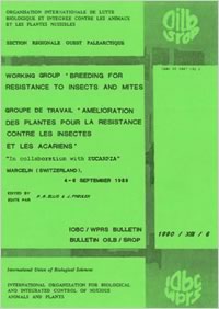 IOBC-WPRS Bulletin Vol. 13 (6), 1990