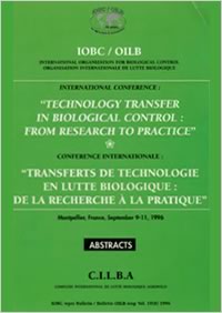 IOBC-WPRS Bulletin Vol. 19 (8) 1996