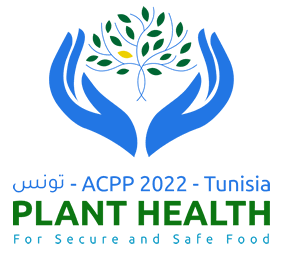 Logo: 13th Arab Congress of Plant Protection, "Plant Health for a Secure and Safe Food", 16-21 October 2022, "Le Royal" Hotel, Hammamet, Tunisia
