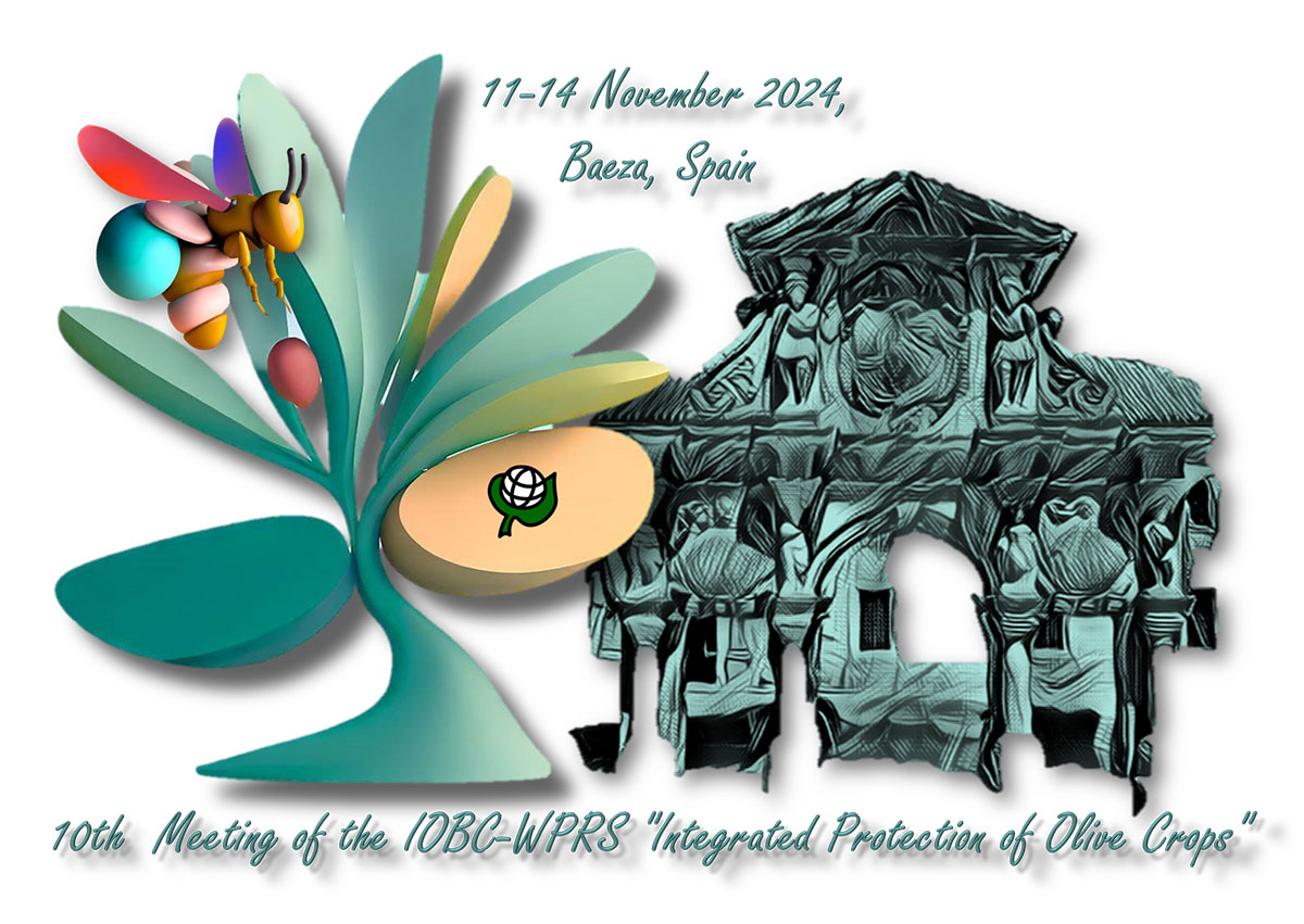 10th Meeting of the IOBC-WPRS WG Integrated Protection of Olive Crops, 11th to 14th November 2024, Baeza (Spain): Meeting logo